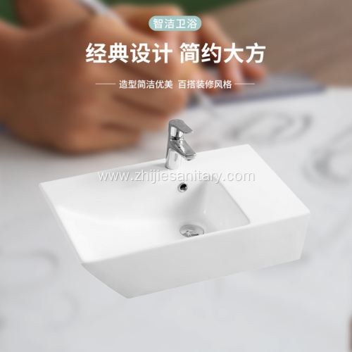 left decorative art ceramic sink